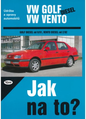 VW GOLF III/VENTO diesel • od 9/91 • Jak na to? č. 20 ►SLEVA◄